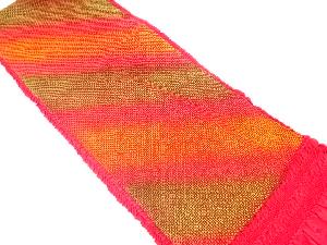 正絹　振袖用　絞り　帯揚げ